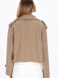 Dreimaster Damen Jacke in nougat