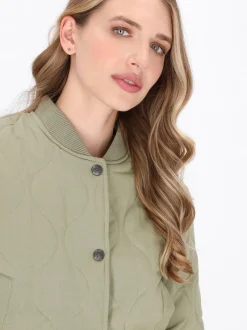 Dreimaster Damen Jacke in oliv