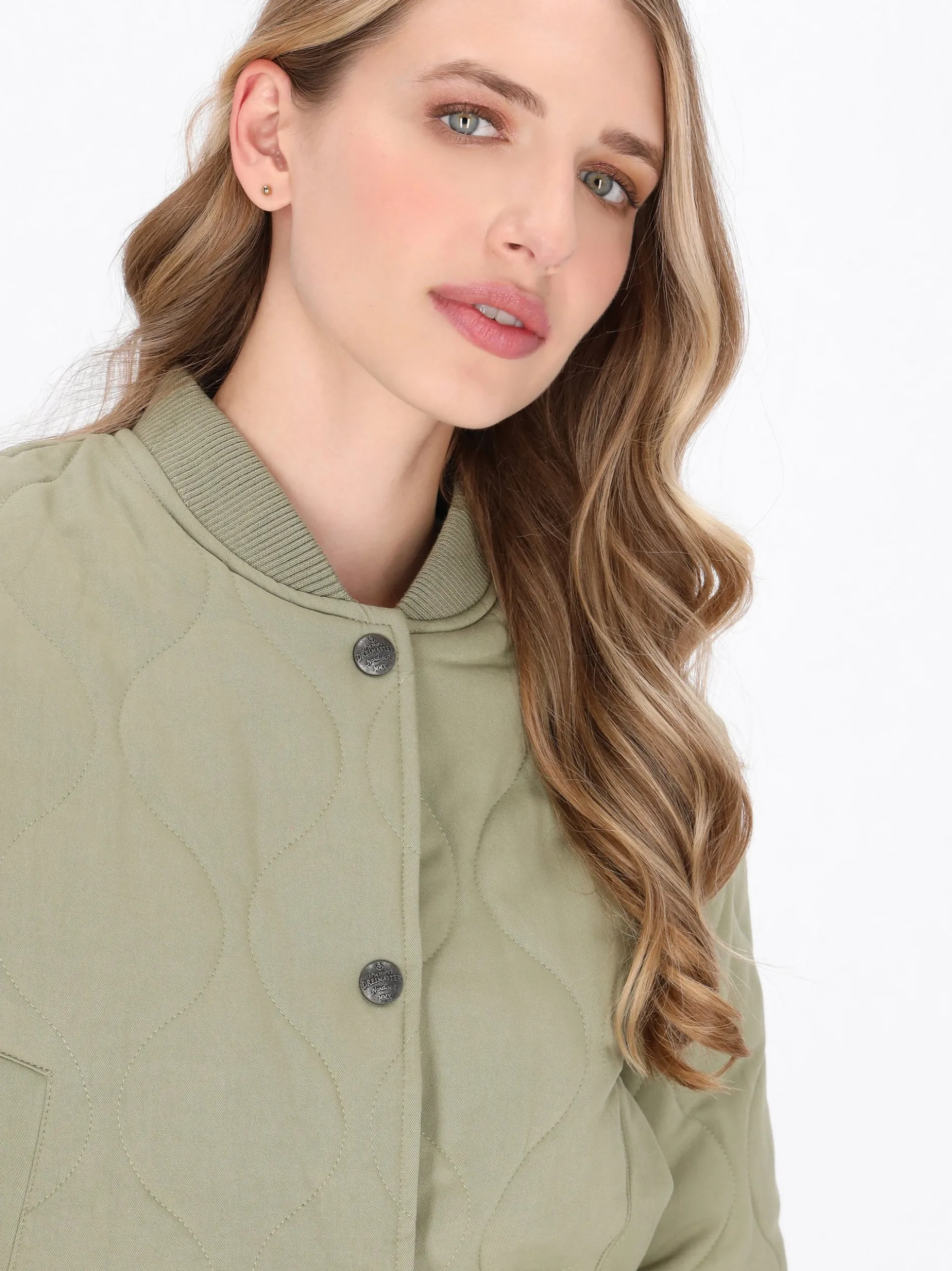 Dreimaster Damen Jacke in oliv