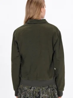 Dreimaster Damen Jacke in oliv