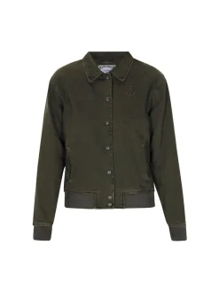 Dreimaster Damen Jacke in oliv