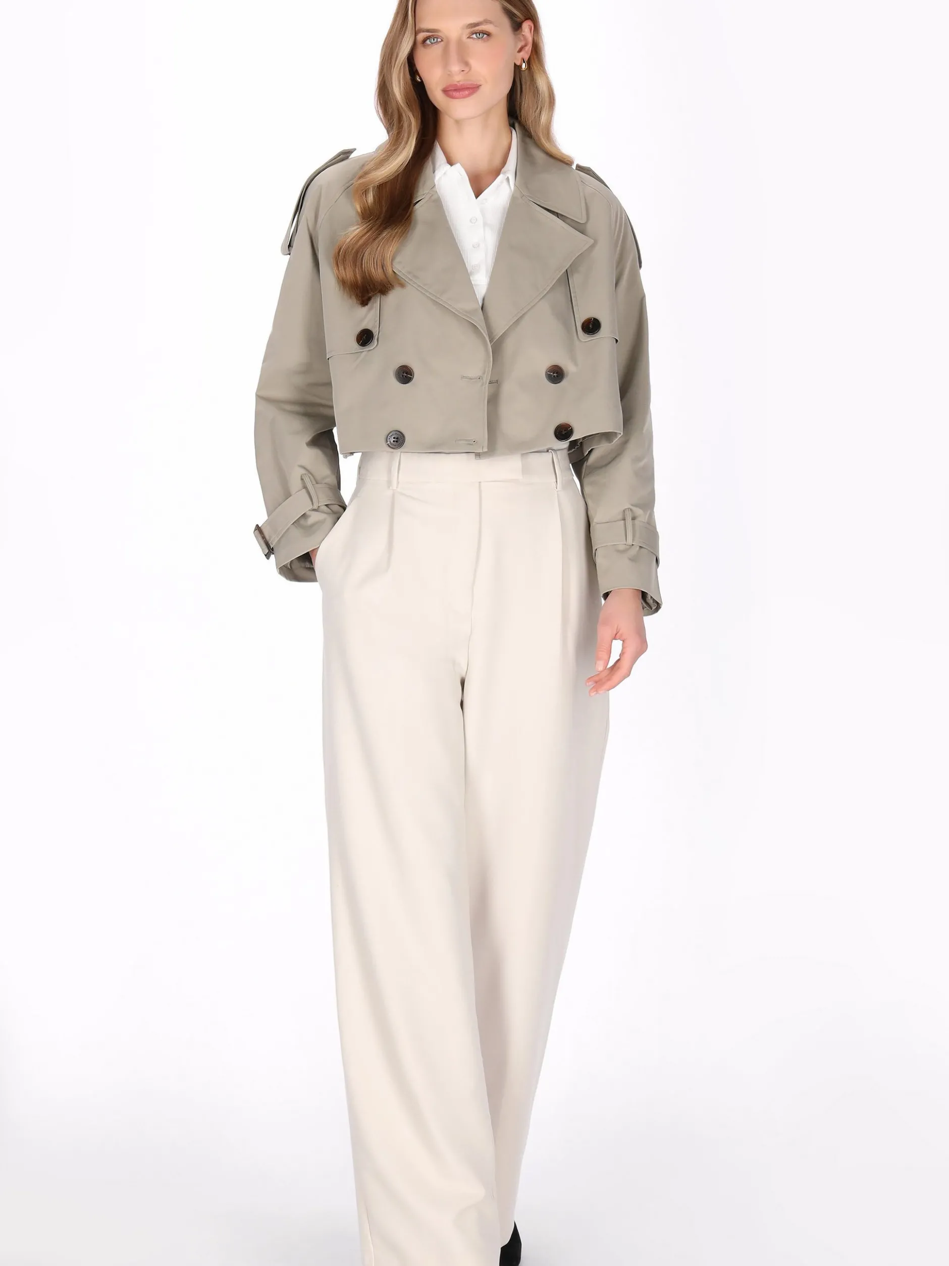 Dreimaster Damen Jacke in oliv