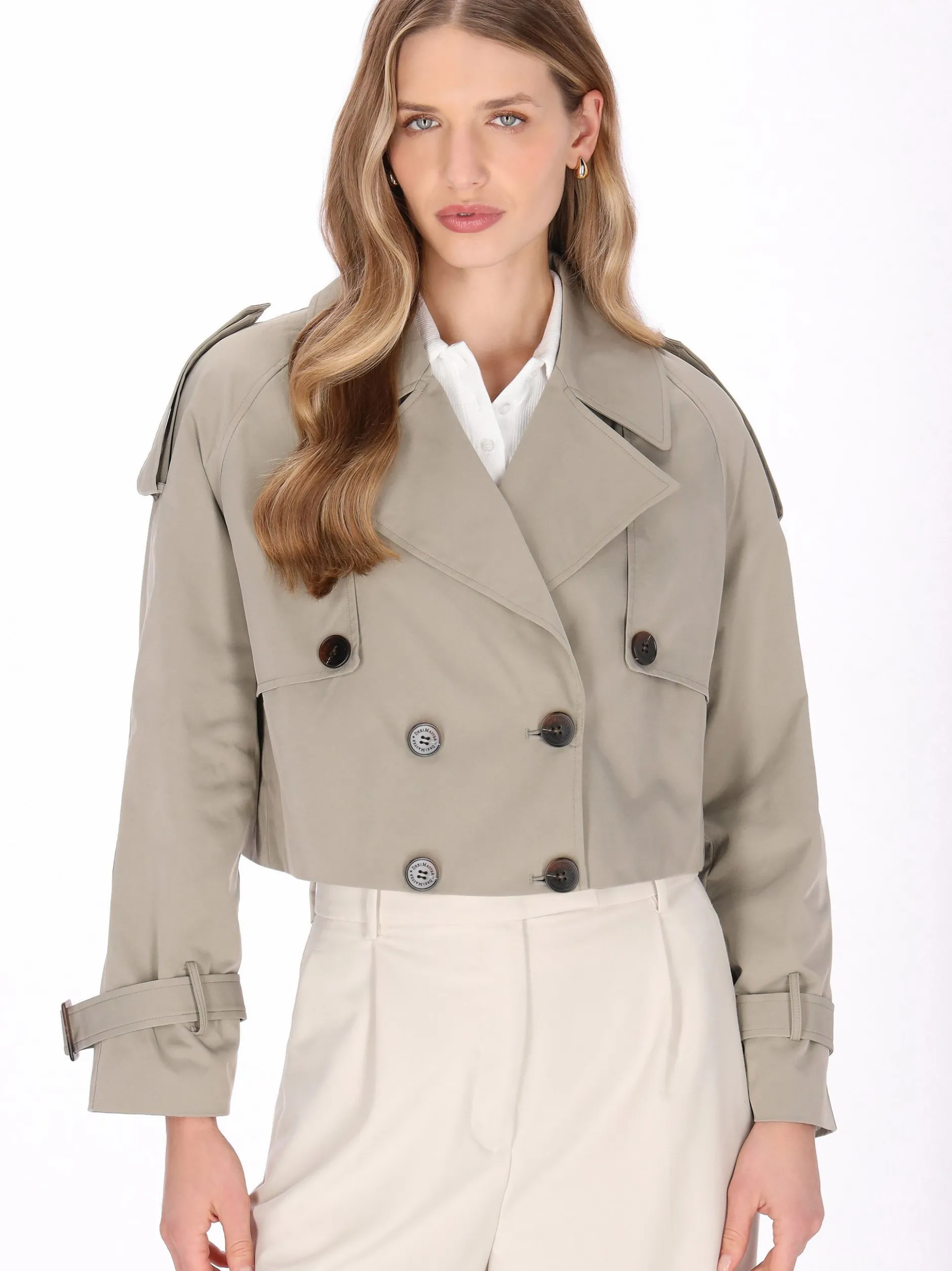 Dreimaster Damen Jacke in oliv