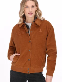 Dreimaster Damen Jacke in orange