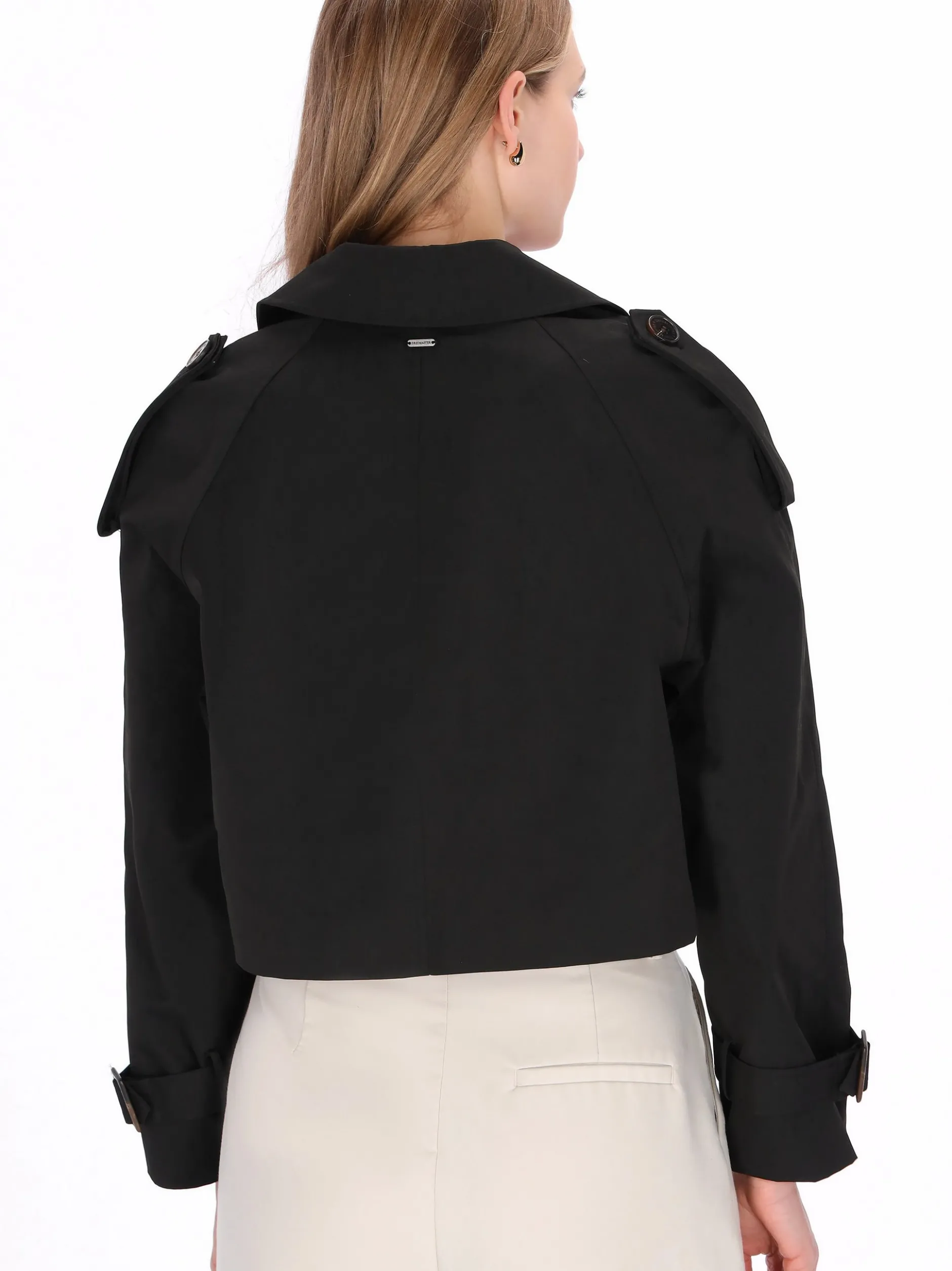 Dreimaster Damen Jacke in schwarz