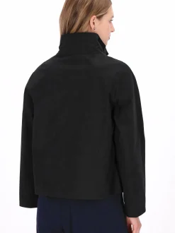 Dreimaster Damen Jacke in schwarz
