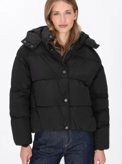 Dreimaster Damen Jacke in schwarz