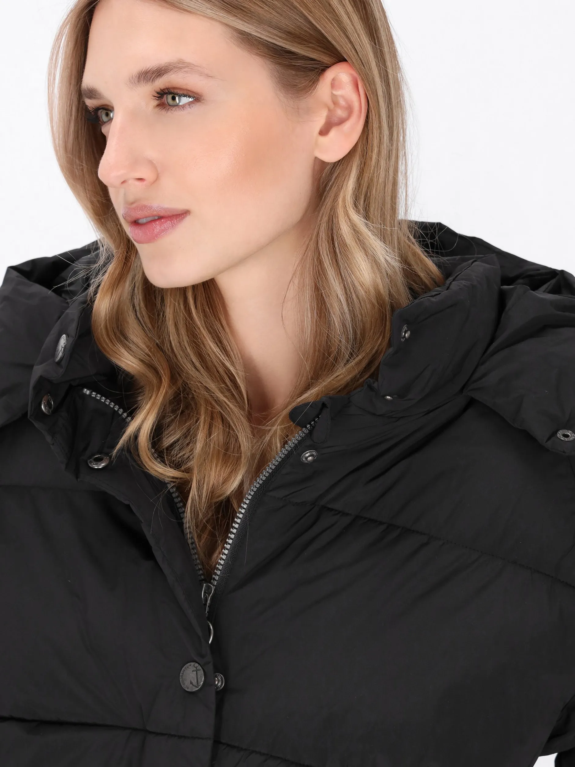Dreimaster Damen Jacke in schwarz