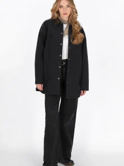 Dreimaster Damen Jacke in schwarz