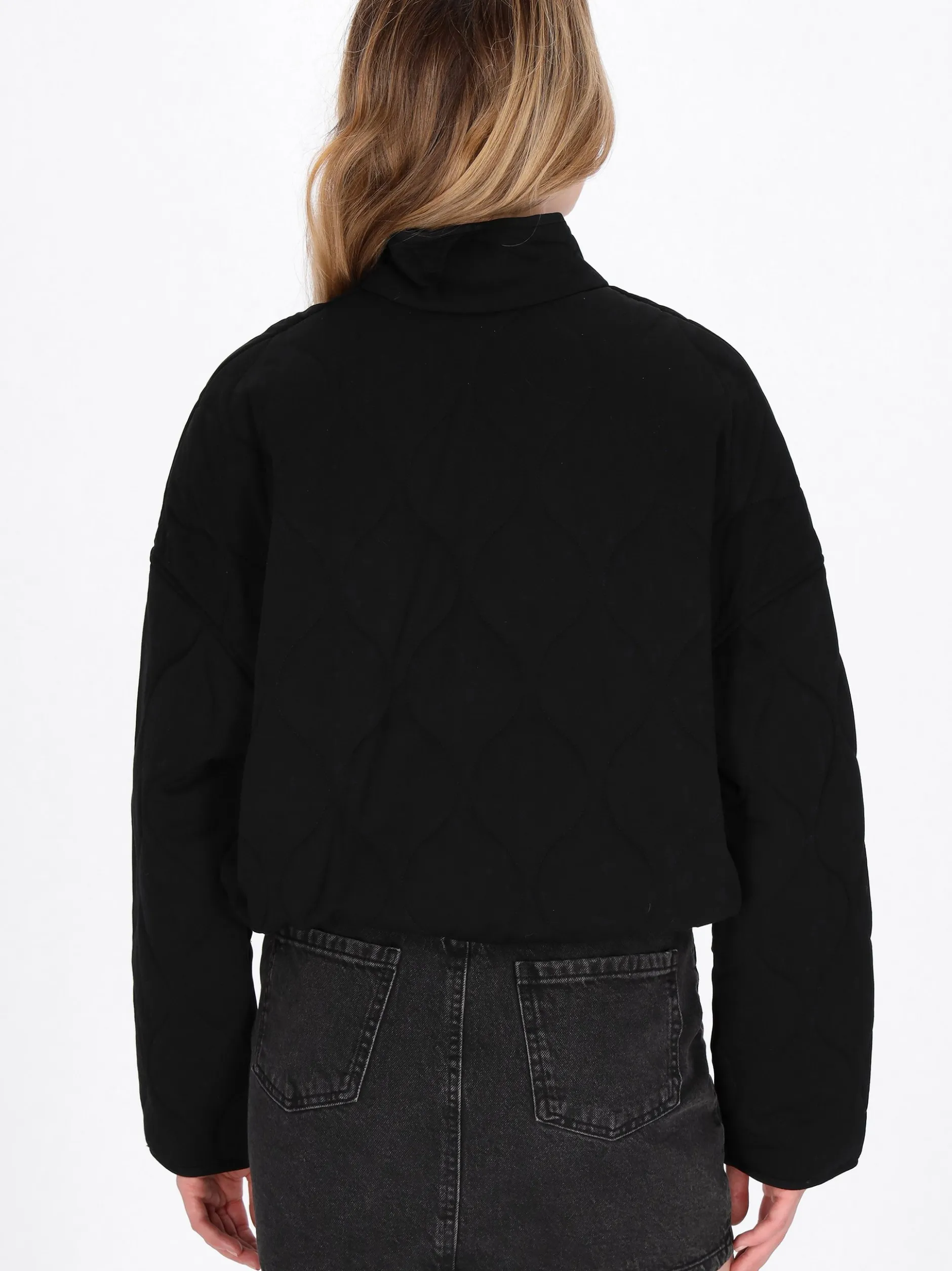 Dreimaster Damen Jacke in schwarz