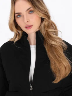 Dreimaster Damen Jacke in schwarz