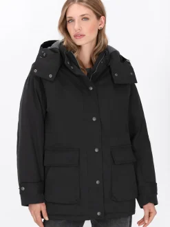 Dreimaster Damen Jacke in schwarz