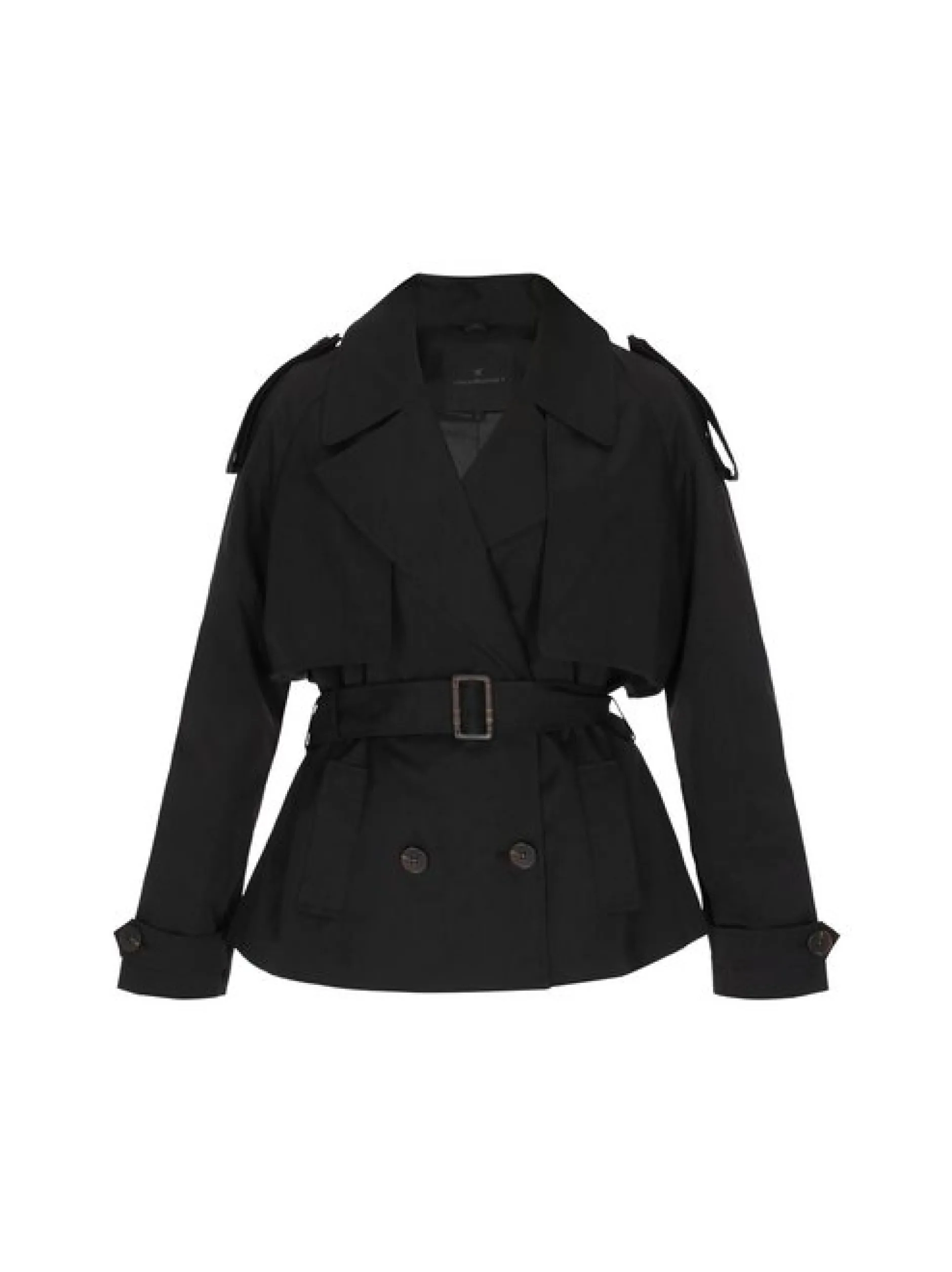 Dreimaster Damen Jacke in schwarz