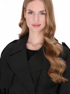 Dreimaster Damen Jacke in schwarz