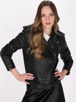 Dreimaster Damen Jacke in schwarz
