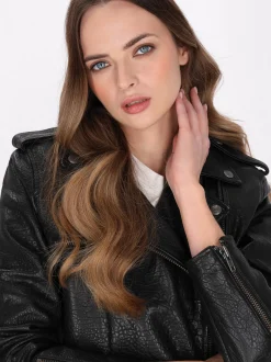 Dreimaster Damen Jacke in schwarz