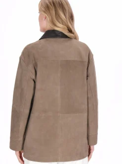 Dreimaster Damen Jacke in taupe