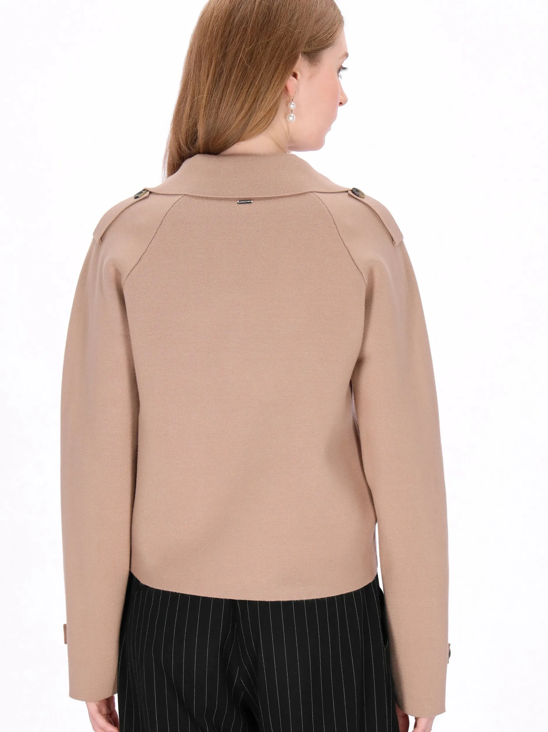 Dreimaster Damen Jacke in taupe