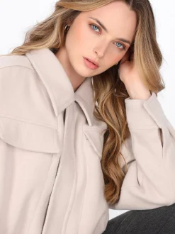 Dreimaster Damen Jacke in weiß