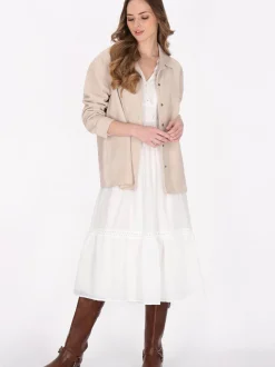 Dreimaster Damen Jacke in weiß