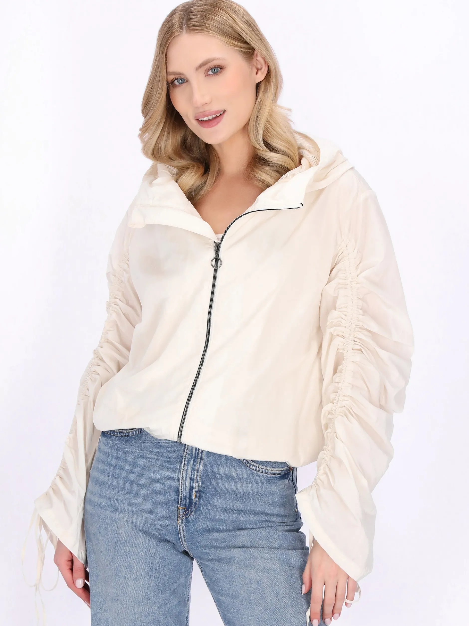 Dreimaster Damen Jacke in weiß