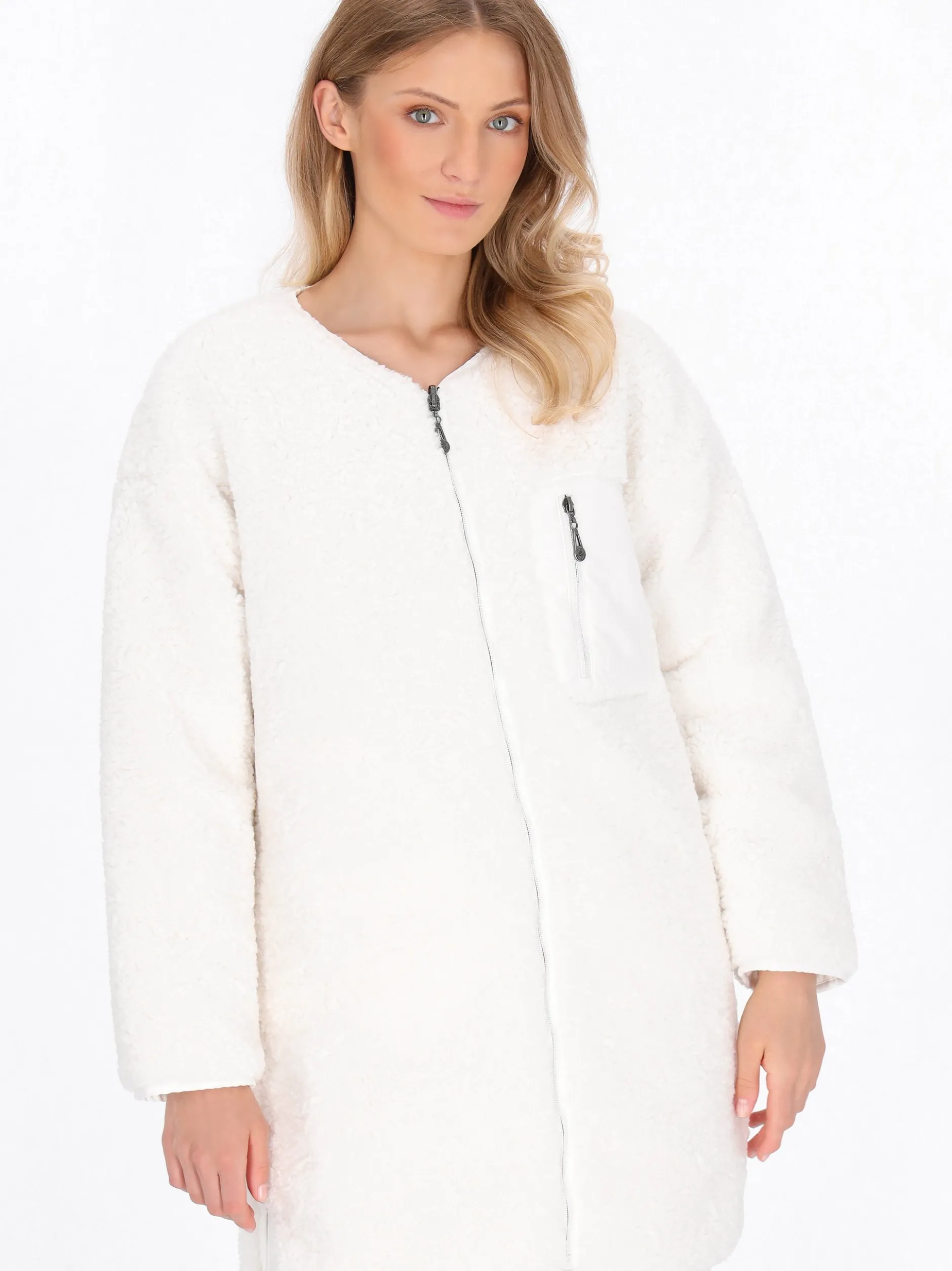 Dreimaster Damen Jacke in weiß