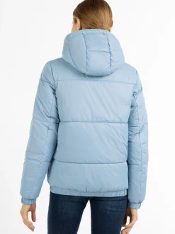 Dreimaster Damen Jacke mit Wattierung in hellblau