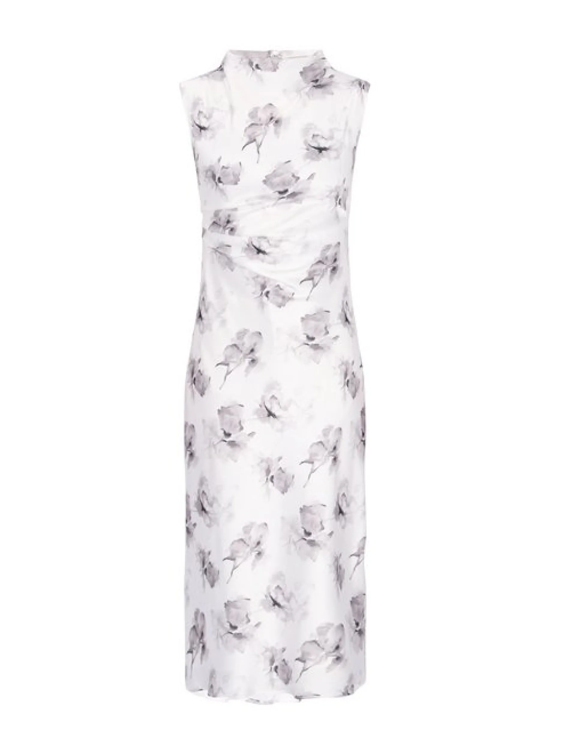 Dreimaster Damen Kleid in beige - Länge: mittel
