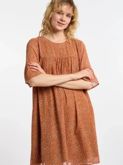 Dreimaster Damen Kleid in mehrfarbig - Länge: kurz