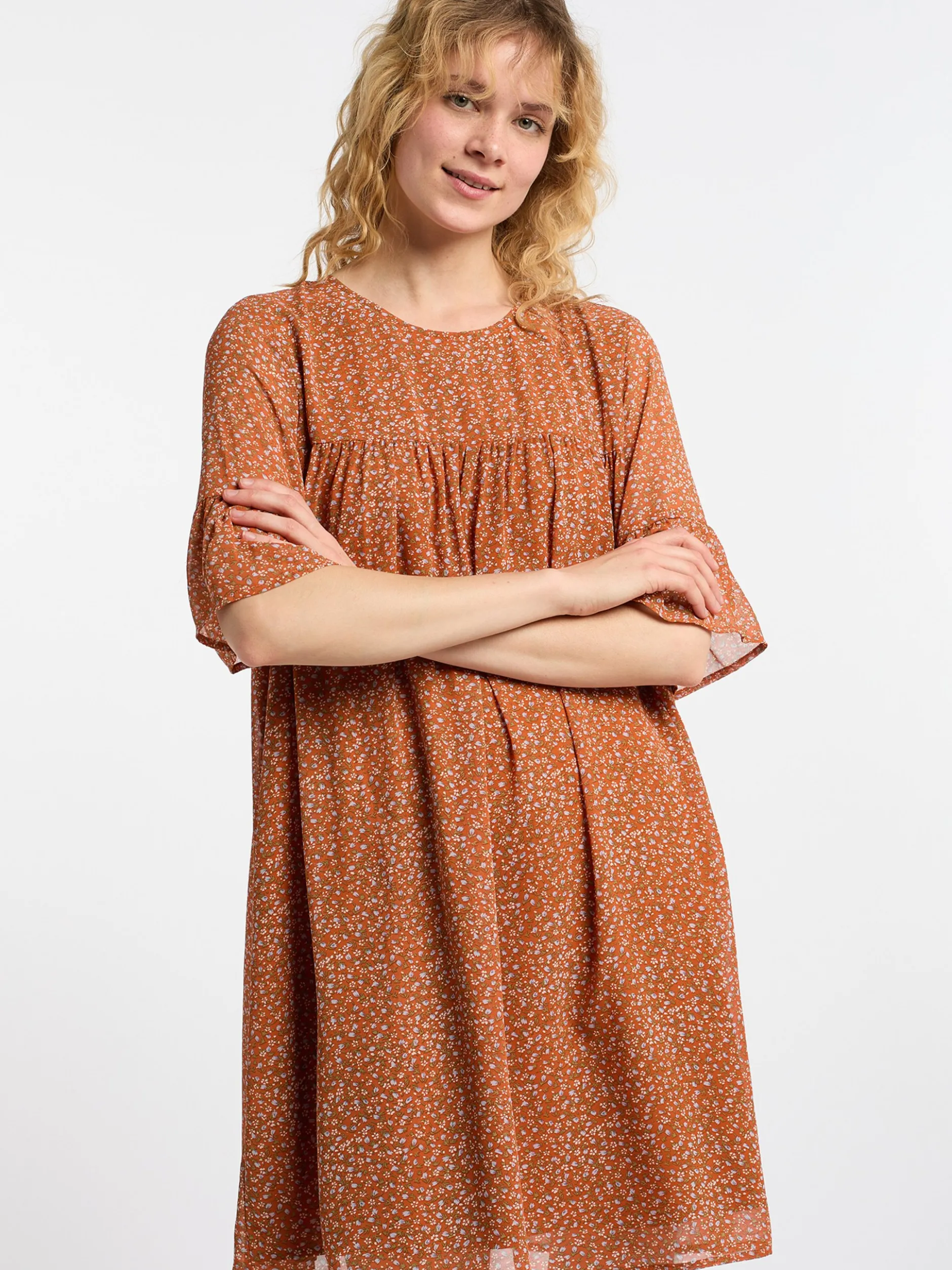 Dreimaster Damen Kleid in mehrfarbig - Länge: kurz