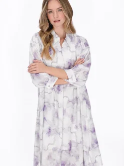 Dreimaster Damen Kleid in mehrfarbig - Länge: mittel