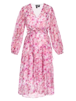 Dreimaster Damen Kleid in rosa - Länge: mittel