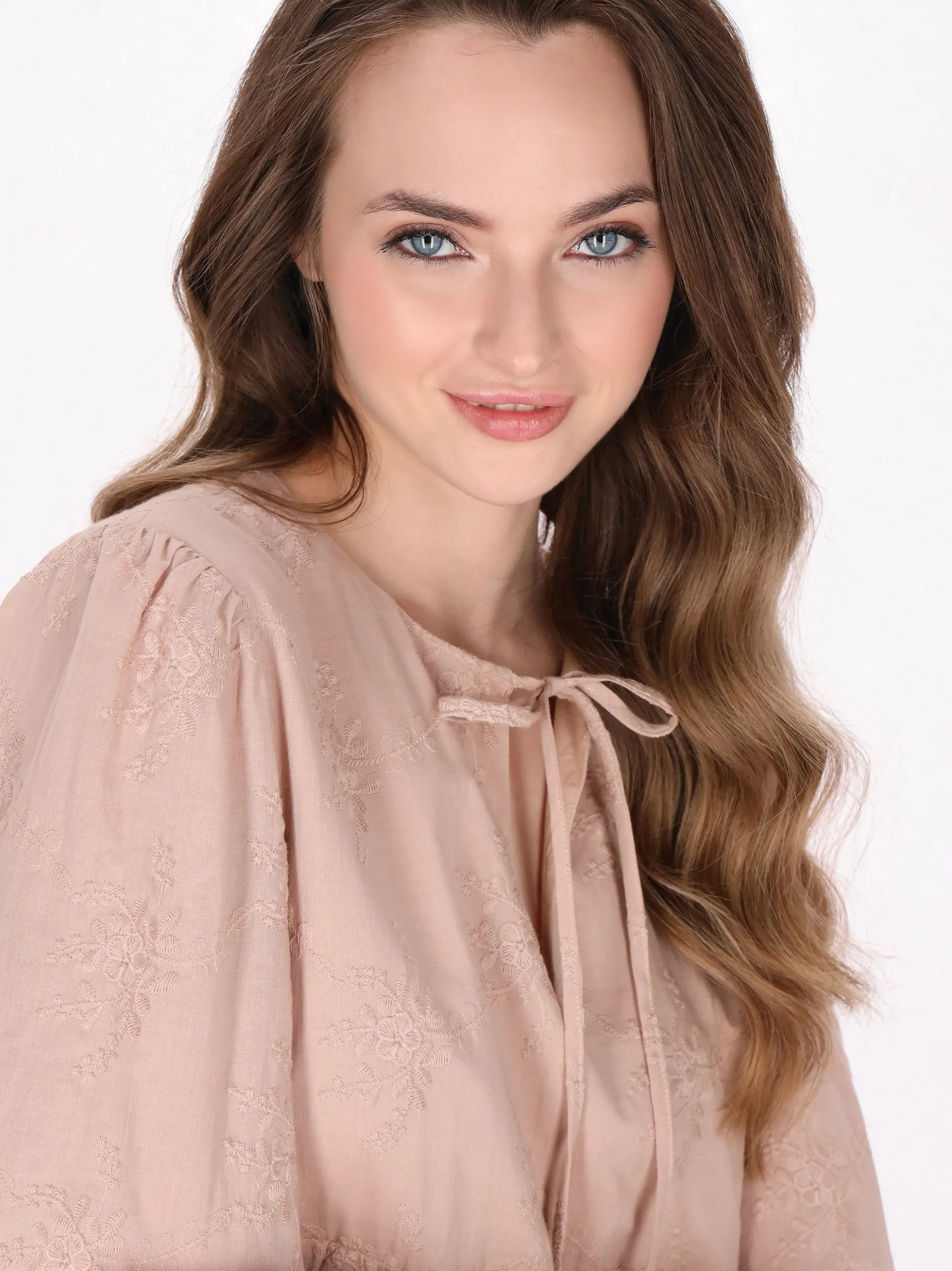 Dreimaster Damen Kleid in sand - Länge: mittel