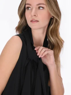 Dreimaster Damen Kleid in schwarz - Länge: mittel