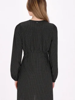 Dreimaster Damen Kleid in schwarz - Länge: mittel