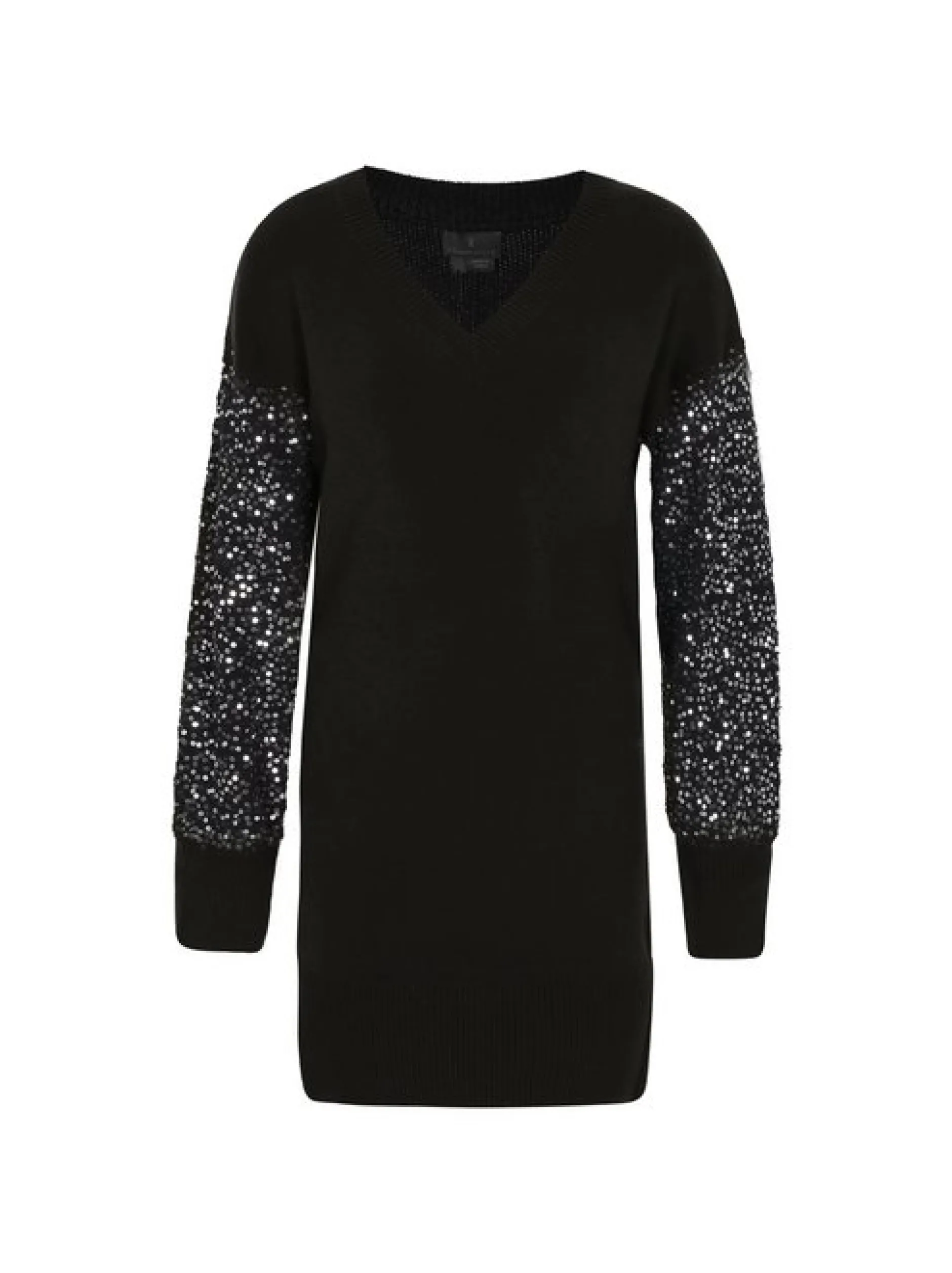Dreimaster Damen Kleid in schwarz - Länge: mittel