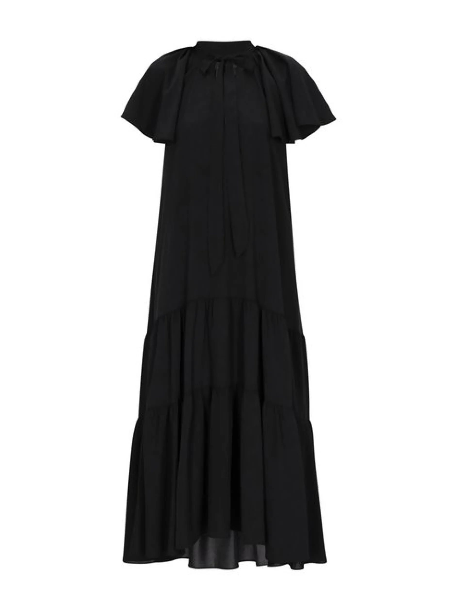 Dreimaster Damen Kleid in schwarz - Länge: mittel