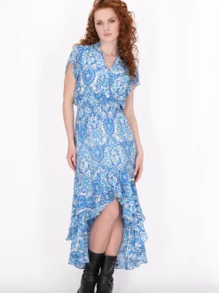 Dreimaster Damen Kleid in türkis - Länge: mittel