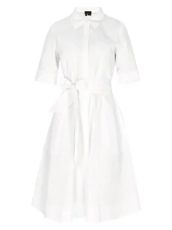 Dreimaster Damen Kleid in weiß - Länge: mittel