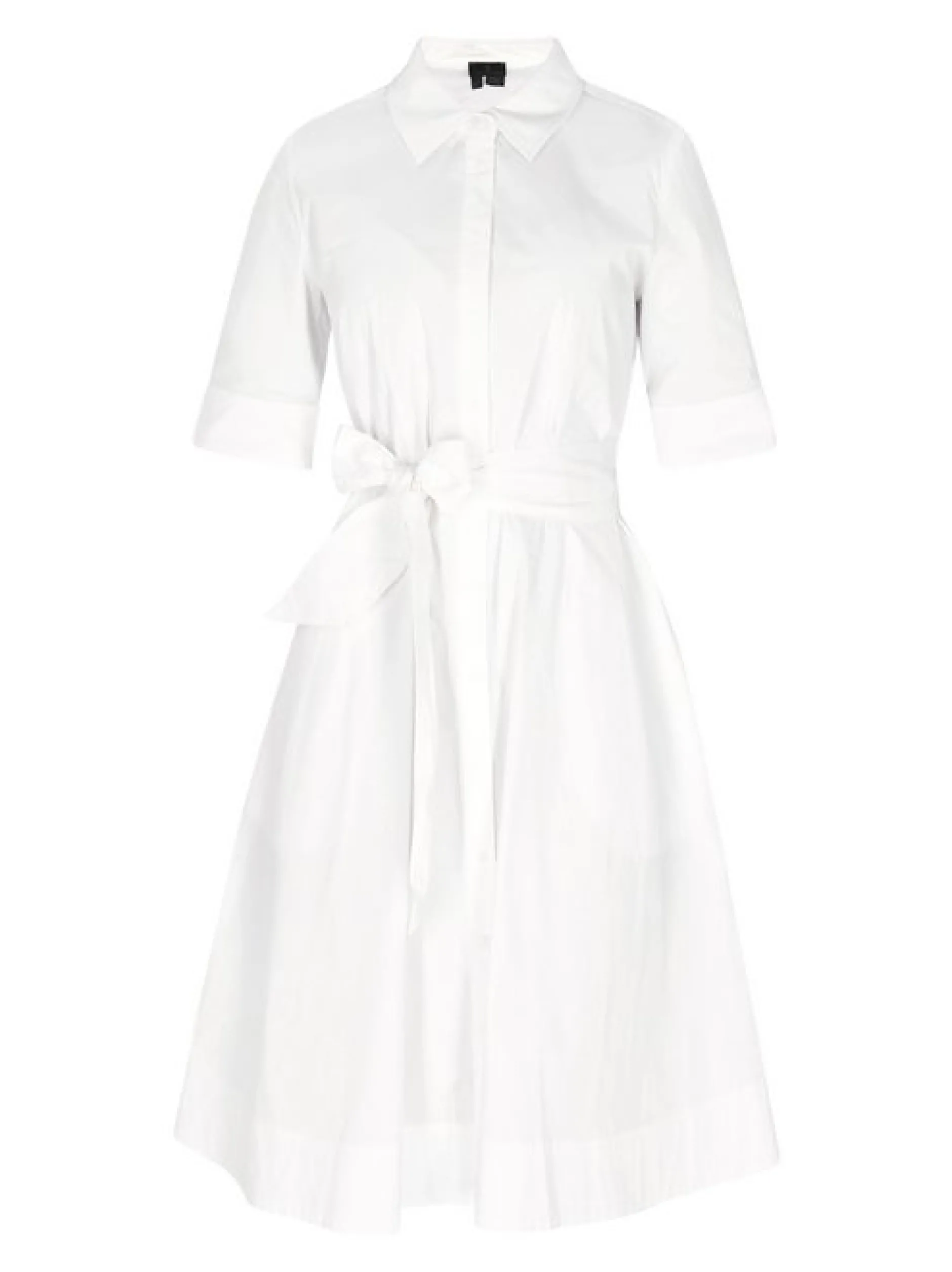 Dreimaster Damen Kleid in weiß - Länge: mittel
