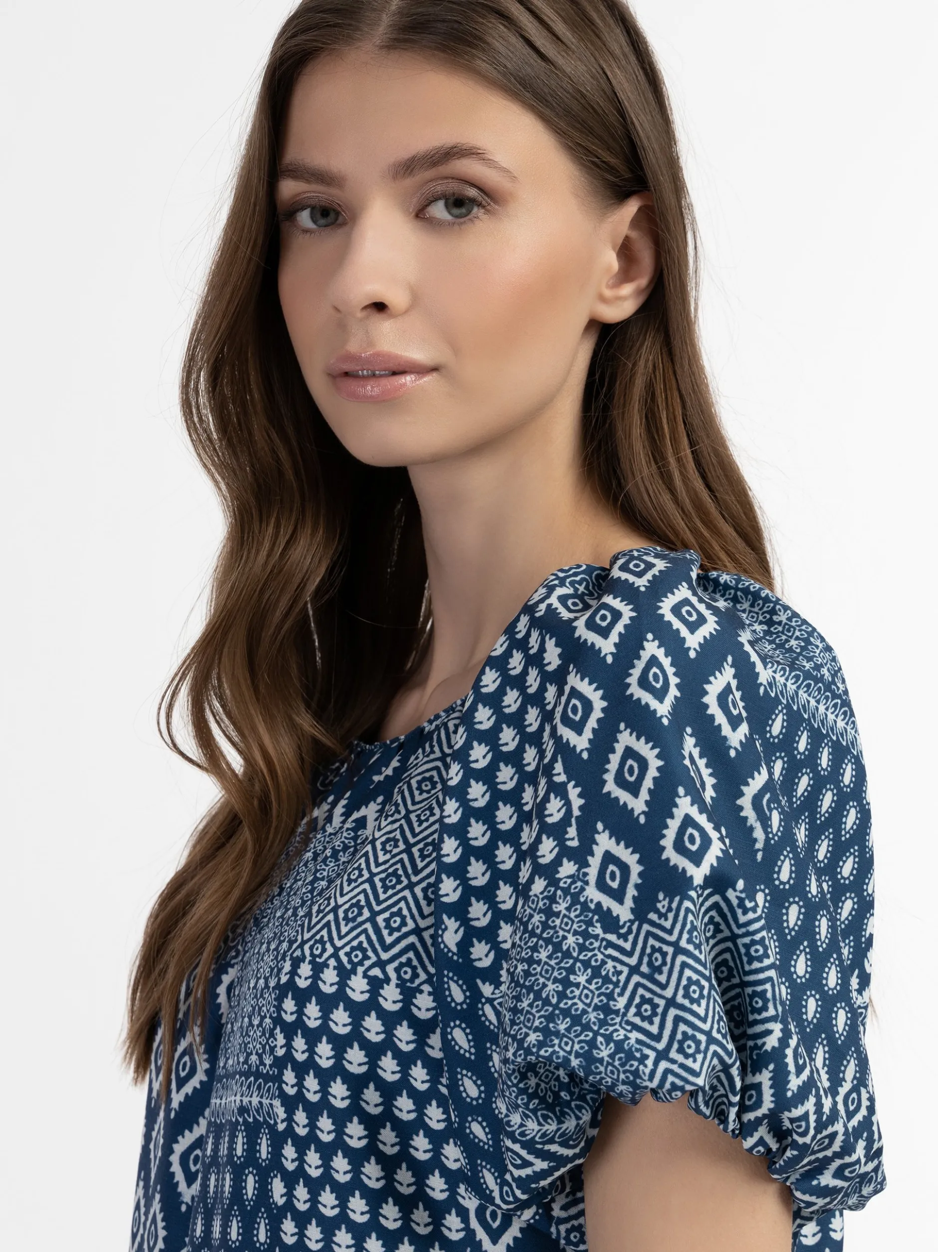 Dreimaster Damen Kurzes Maxikleid in marine