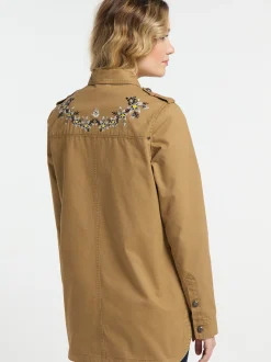 Dreimaster Damen leichte Jacke in sand