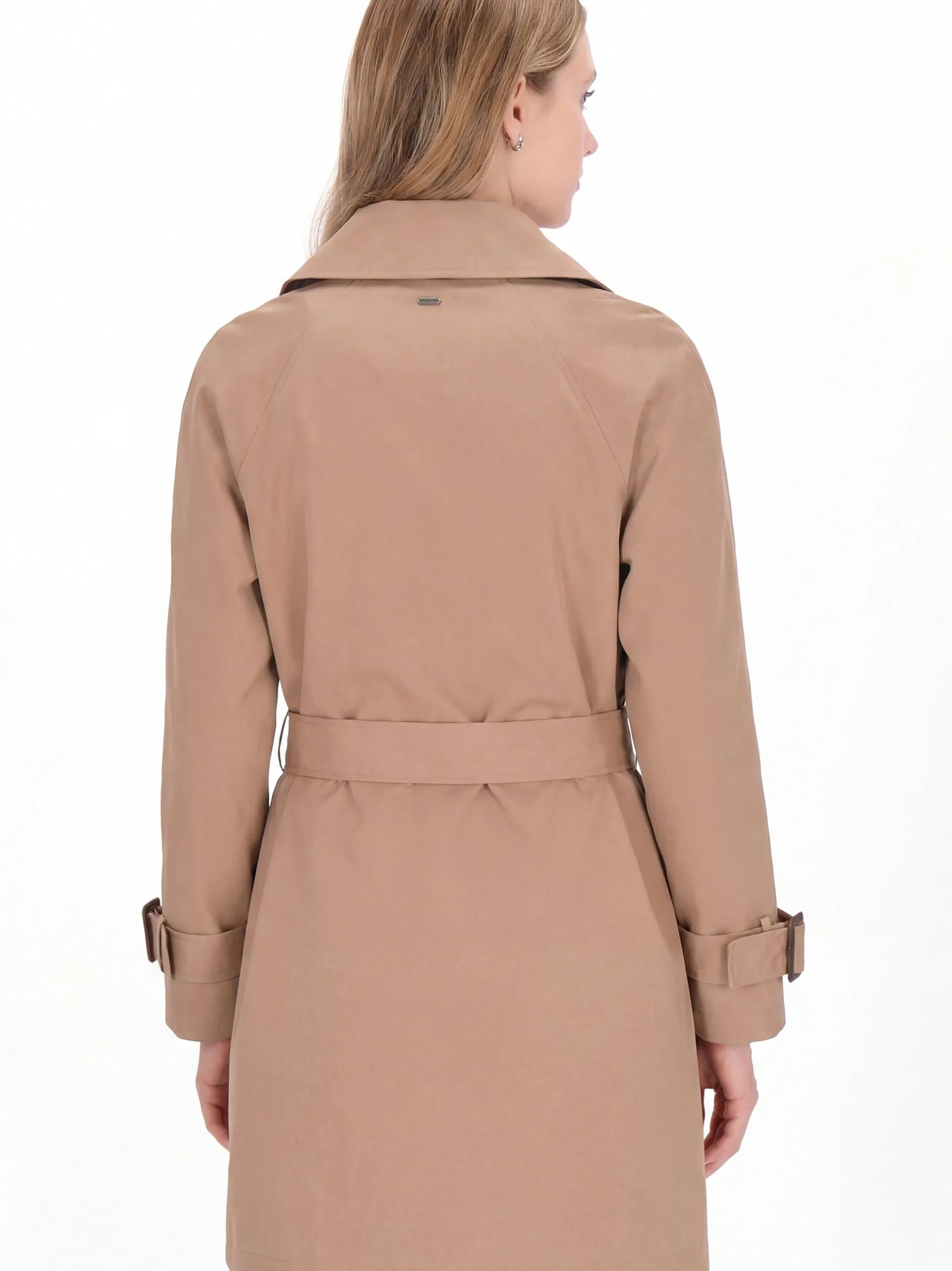 Dreimaster Damen Mantel in braun