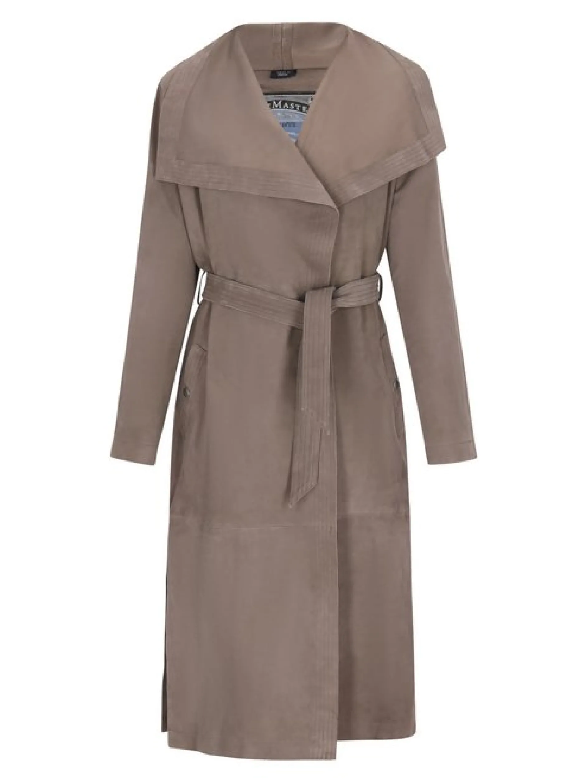Dreimaster Damen Mantel in grau