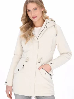 Dreimaster Damen Parka in beige