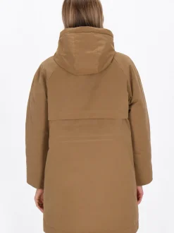 Dreimaster Damen Parka in camel