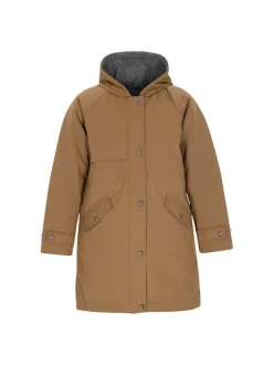 Dreimaster Damen Parka in camel