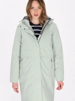 Dreimaster Damen Parka in grün