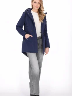 Dreimaster Damen Parka in marine