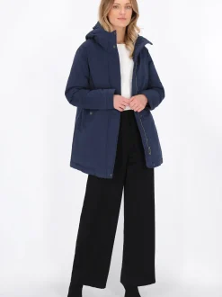 Dreimaster Damen Parka in marine